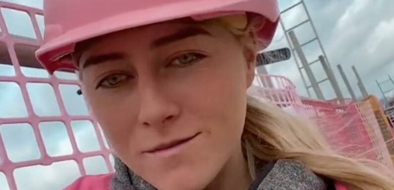I’m a female bricklayer and wear hot pink to work – even the scaffolding matches me | The Sun