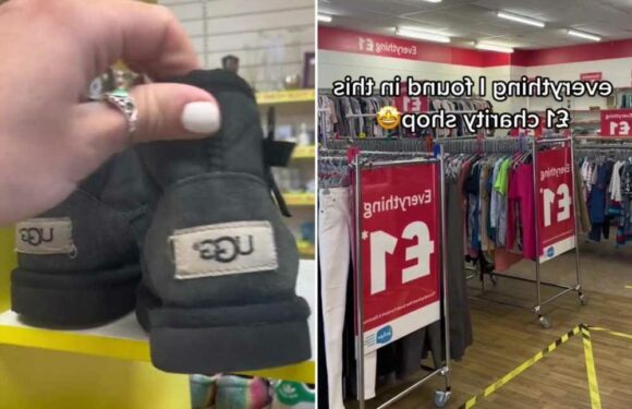 I'm a savvy shopper & I raided a £1 charity shop to see what goodies I could buy…there was even Uggs to be snapped up | The Sun
