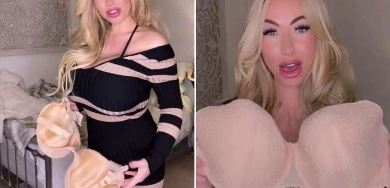 I've got massive boobs and my bras are ridiculous – I got a 32K one that's bigger than my head and it doesn’t even fit | The Sun