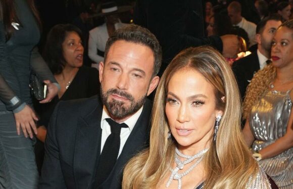 Jennifer Lopez makes surprise appearance as she presents first Grammy