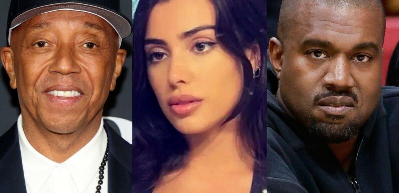 Kanye West and Wife Bianca Censori Go on Movie Date With Russell Simmons on Valentines Day