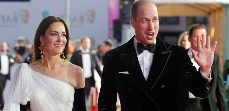 Kate Middleton Recycles a Floaty Alexander McQueen Gown at the 2023 BAFTAs