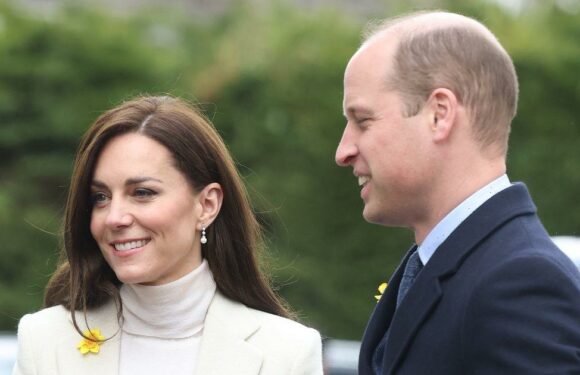 Kate Middleton is super chic in monochrome look during Wales visit with William