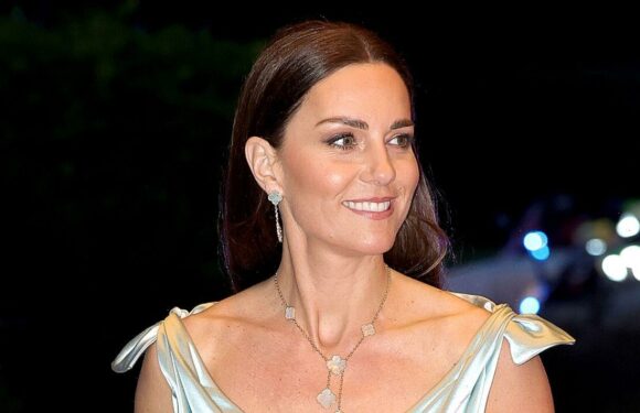 Kate’s clever styling to make sure no bra straps or knicker lines show