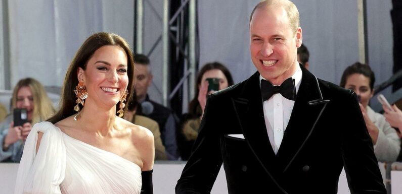 Kates comment to William before tapping his bum in rare PDA at BAFTAs revealed