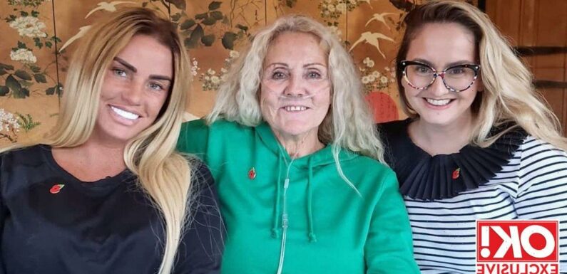 Katie Price gives health update on terminally ill mum Amy