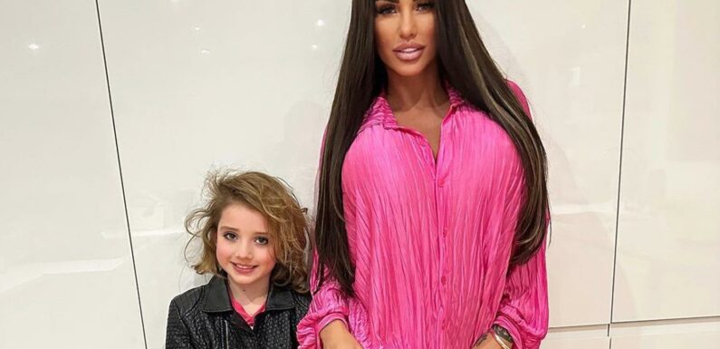 Katie Price mum-shamed by fans for pic of daughter Bunny in glam makeup and crop top | The Sun