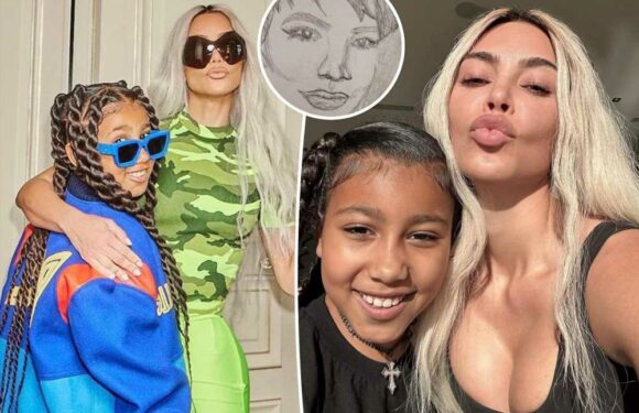 Kim Kardashian shares more of daughter North Wests impressive artwork
