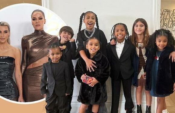 Kim and Khloe Kardashian post adorable snaps of kids and cousins