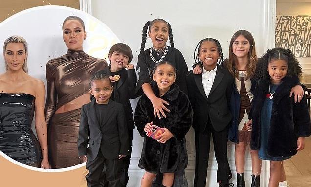 Kim and Khloe Kardashian post adorable snaps of kids and cousins