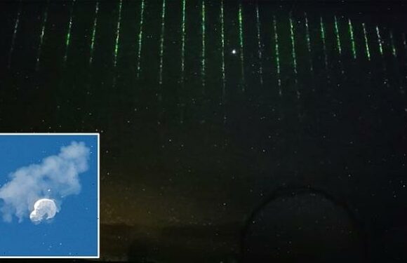 LASER beams spotted above Hawaii last month were Chinese satellite