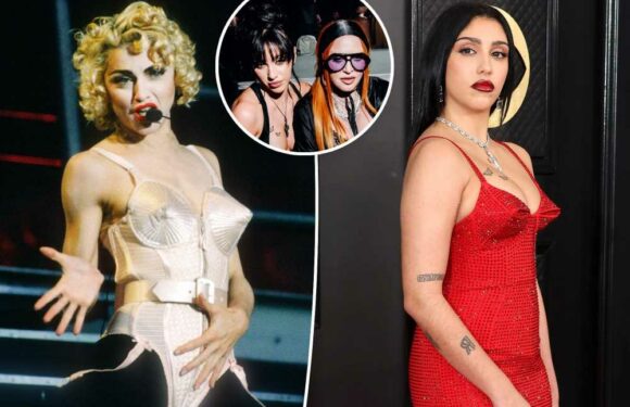 Lourdes Leon channels mom Madonna in cone bra dress at Grammys 2023