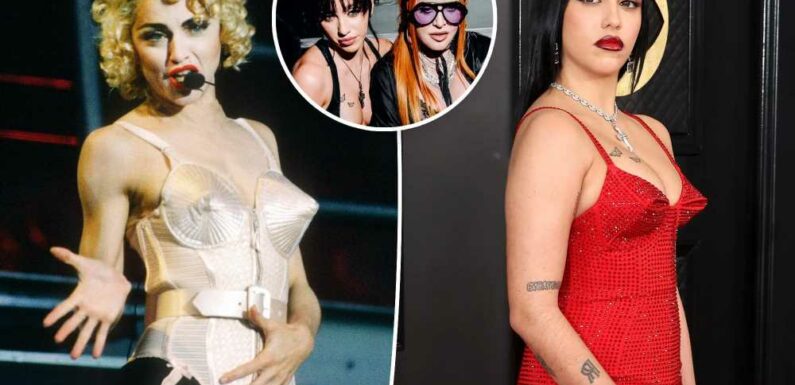 Lourdes Leon channels mom Madonna in cone bra dress at Grammys 2023