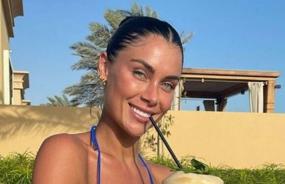 Love Island’s Cally Jane Beech ‘delighted’ as she shows off results of boob job in bikini