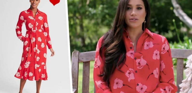 Loved Meghan Markle’s floral shirt dress? We’ve found an almost identical lookalike – and it’s on sale
