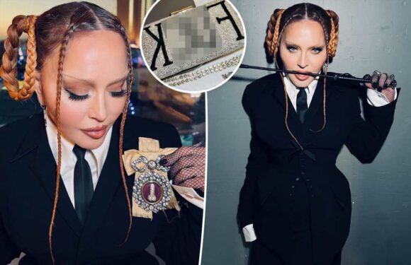 Madonna reveals her NSFW accessories for Grammys 2023