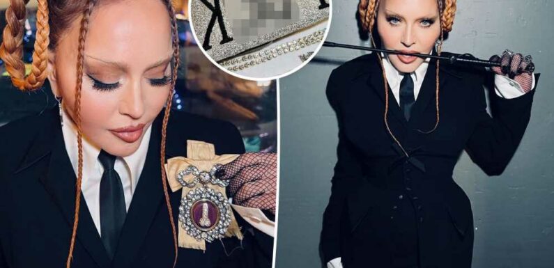 Madonna reveals her NSFW accessories for Grammys 2023