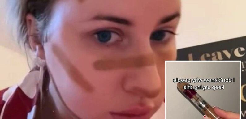 Makeup fan changes her entire face shape with contour hack – but everyone’s saying the same thing about her concealer | The Sun