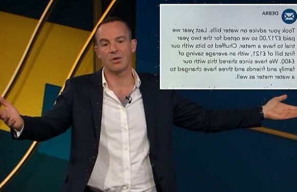 Martin Lewis reveals how to beat 7.5% water bill increase