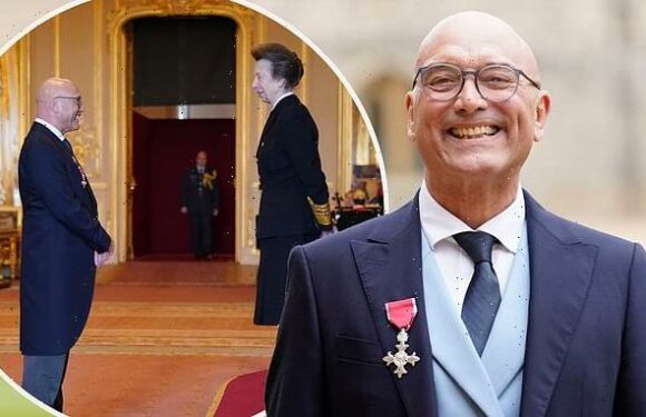 MasterChef's Gregg Wallace receives MBE for food and charity services