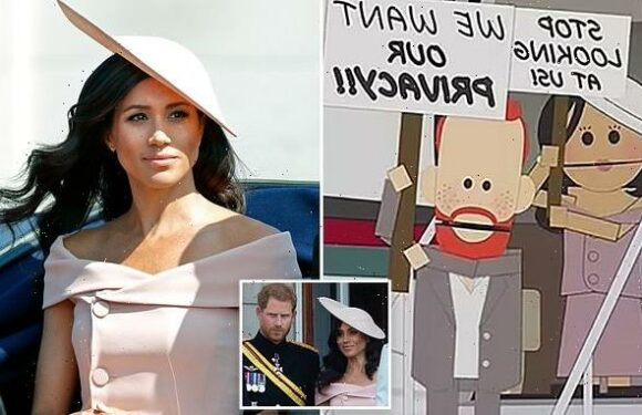 Meghan Markle 'upset and overwhelmed by her depiction on South Park'