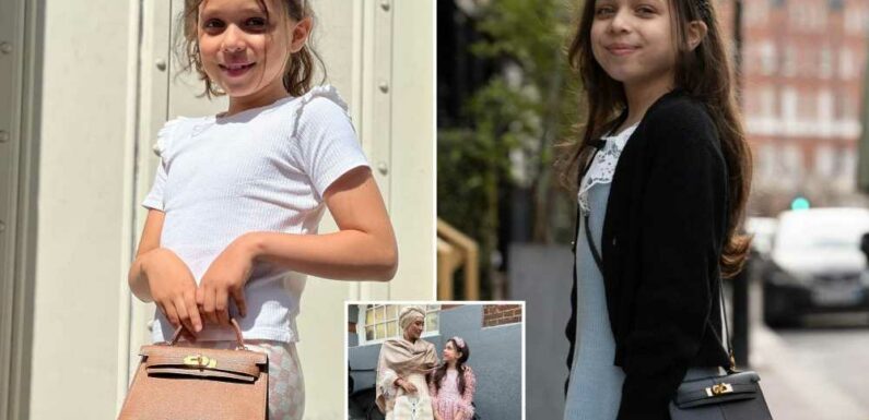 My 10-year-old is so rich she already has a huge collection of handbags & jewellery…she loves gold leaf prawns & Harrods | The Sun