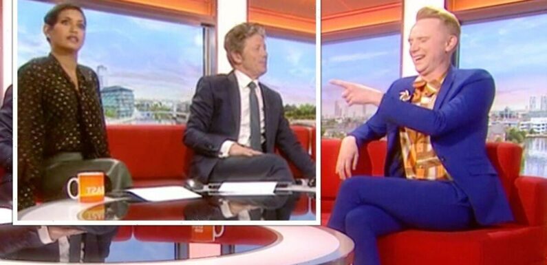 Naga Munchetty caught moving away from BBC Breakfast co-star