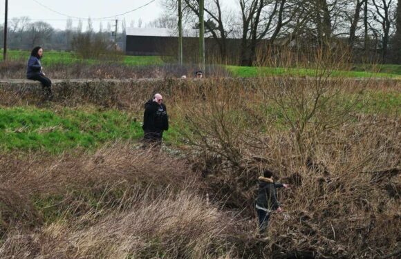 Nicola Bulley: Moment passerby points out spot where a body was found in river in hunt for missing mum-of-two | The Sun