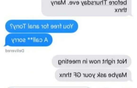 Office worker's text mistake leaves him cringing with embarrassment after sending boss a very sexy message | The Sun