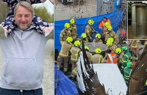 Pictured: Father-of-three, 60, crushed to death by pop-up urinal