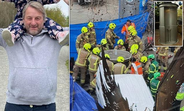 Pictured: Father-of-three, 60, crushed to death by pop-up urinal