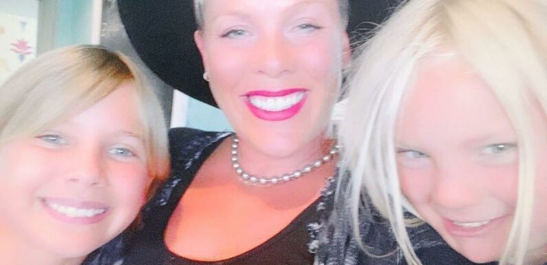 Pink Insists on Banning Her Kids From Having Phones and Tablets Despite Their Protests