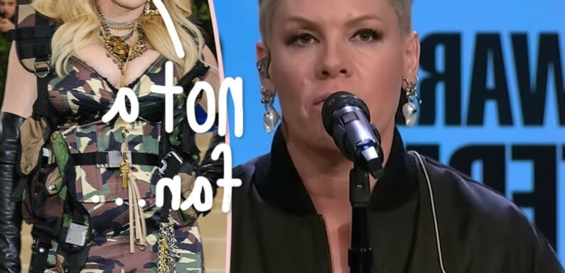 Pink Reveals The Reason Madonna 'Doesn’t Like' Her!