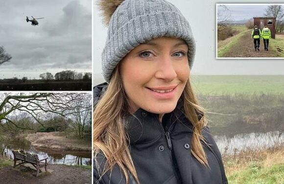 Police seal off roads near to where Nicola Bulley went missing