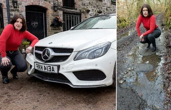 Pothole-riddled road causes over £2000 in pensioner's Mercedes repairs