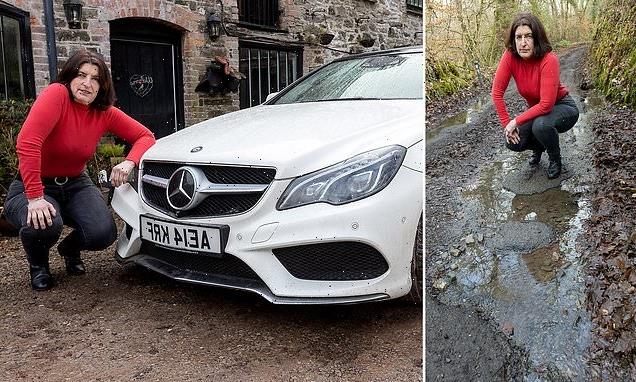 Pothole-riddled road causes over £2000 in pensioner's Mercedes repairs