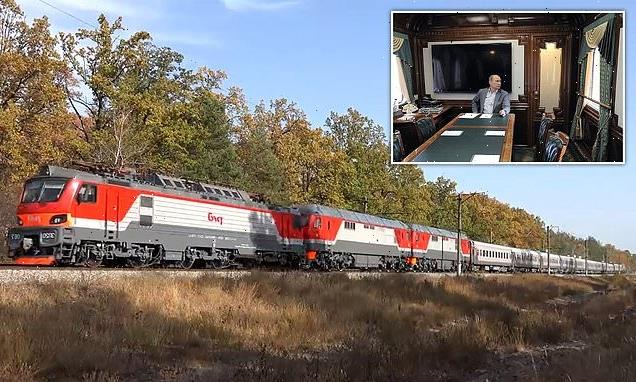 Putin travels in armoured trains over fears he will be shot out of sky