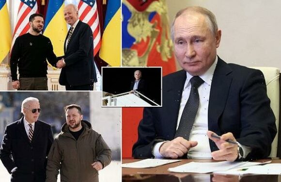 Putin's allies say Biden's visit proves Zelensky is his 'servant'