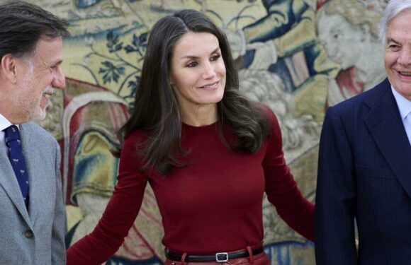Queen Letizia turns heads in red but some fans say its a lazy look