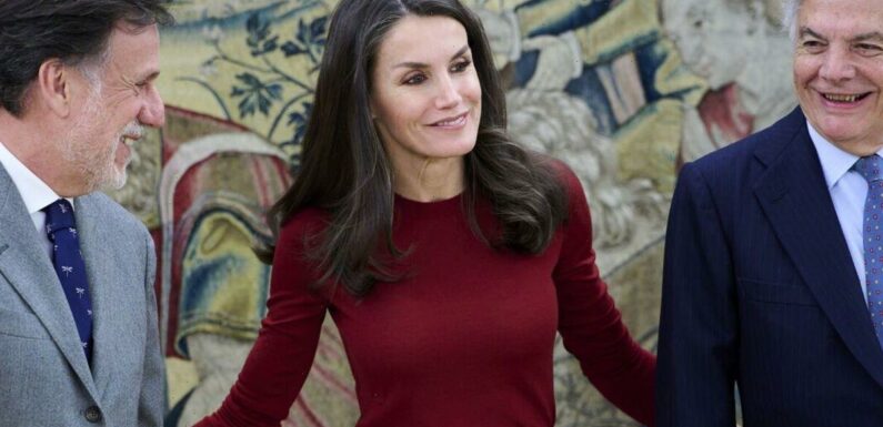 Queen Letizia turns heads in red but some fans say its a lazy look