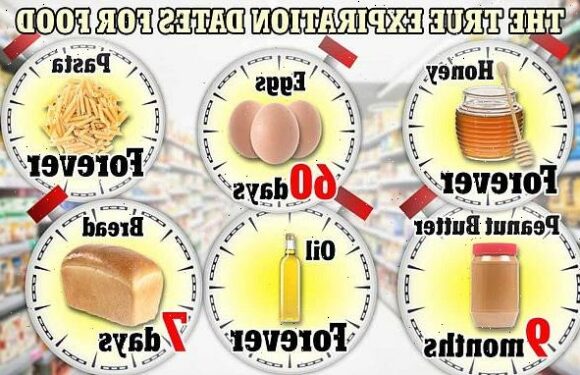 REVEALED: The TRUE food use-by dates – and which ones last FOR EVER