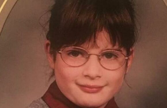 Reality star looks unrecognisable in throwback childhood snap