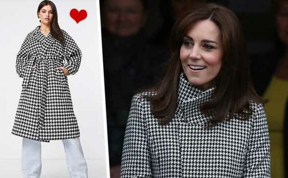 Remember Princess Kate’s elegant houndstooth coat? ASOS has a £77 version you’ll love