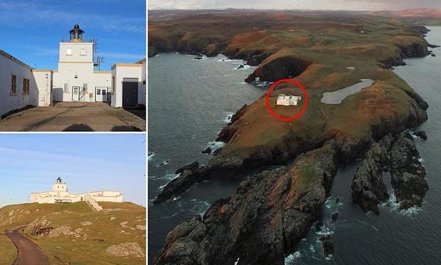 Remote Highlands lighthouse keeper's house hits the market for £150k