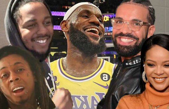 Rihanna, Drake, Lil Wayne, Kendrick Congratulate LeBron After Record-Breaking Game