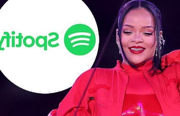 Rihanna's music has 640 PERCENT increase on streamers after Super Bowl