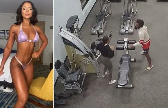 Shocking video shows Instagram model fighting off attacker in gym