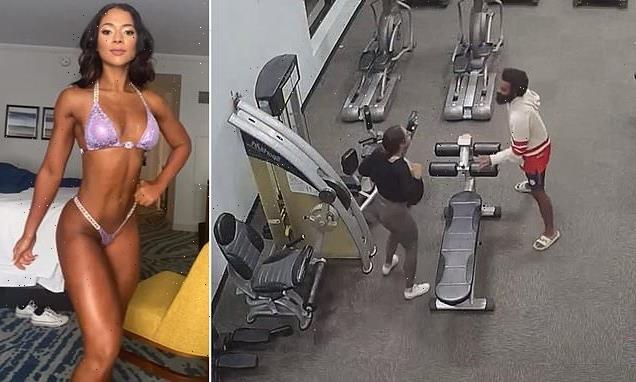 Shocking video shows Instagram model fighting off attacker in gym