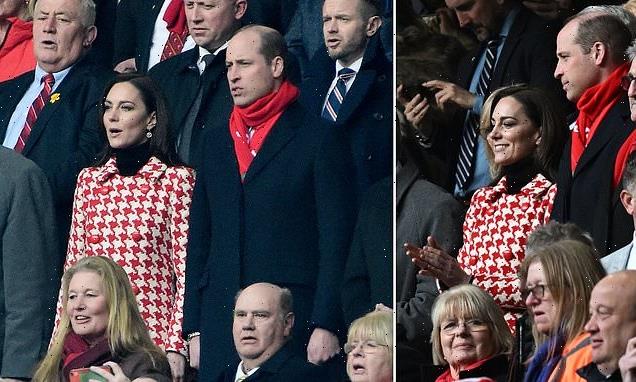 Six Nations: Prince William and Kate Middleton at Wales v England