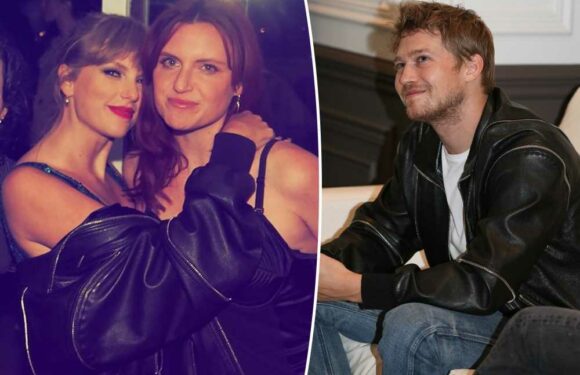 Taylor Swift borrows boyfriend Joe Alwyn’s jacket at Grammys 2023 afterparty